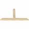 Ekena Millwork Portland Rough Sawn Timber Gable Bracket, Douglas Fir, 48"W x 28"H x 2"D x 4"F, 14/12 Pitch GBW048X28X0204POR00RDF - alternate 5